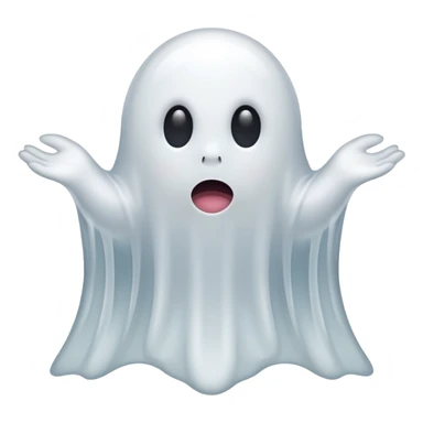 ghost shaped accessoire sticker