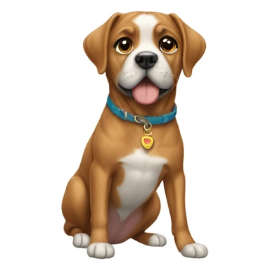 Dog fashion  sticker