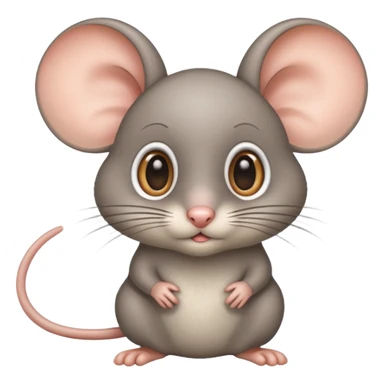 big eye mouse sticker
