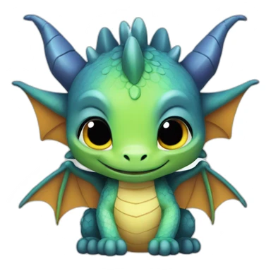 Bébé dragon sticker