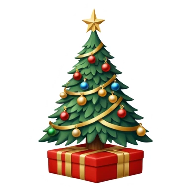 Christmas tree Raulph lauren emoji sticker