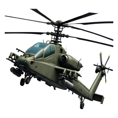 AH-64E Apache - Boeing (Model Year: 2021) (Iconic army green) sticker