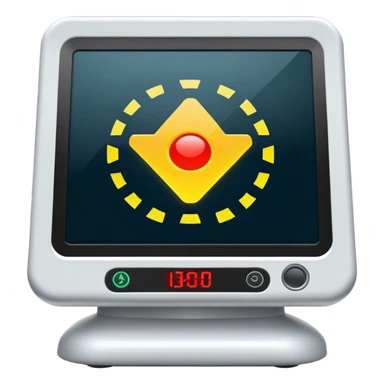 radar monitor sticker