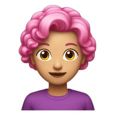 Crisântemo rosa e roxo sticker