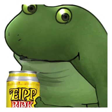 Cute energy drink sticker