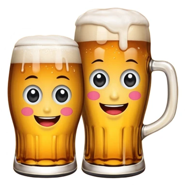 cervezas con ojos y bocas bebiendo alcohol con amigas cervezas sticker