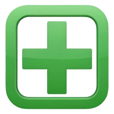 green plus emoji sticker