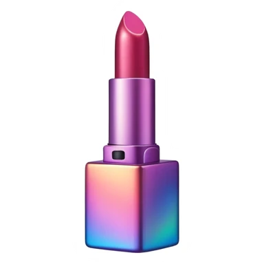 Iridescent lipstick sticker