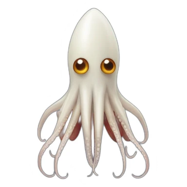 Rocket-squid sticker