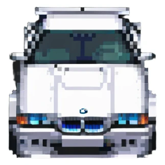 BMW sports car sticker