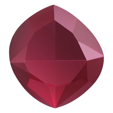 a gemstone in burgundy color sticker