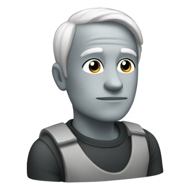 thinking emoji sticker