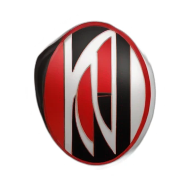 Logo ovale Ac milan sticker