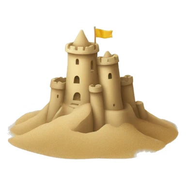 sandcastle sticker
