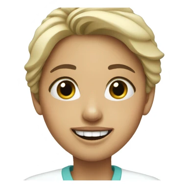 girl dentist sticker