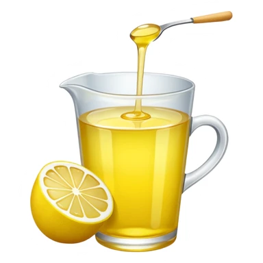 sugar sirup and lemon sticker