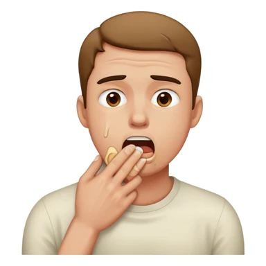 Guy choking himself suffocating sticker