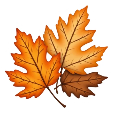 A kawai sticker autumn leaves around it, cozy fall colors (orange, brown, beige), playful and modern style, glossy finish, minimalistic but expressive, symbolizing a Fall Reading Challenge. sticker