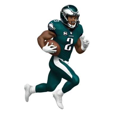 Philadelphia eagles saquon Barkley running sticker