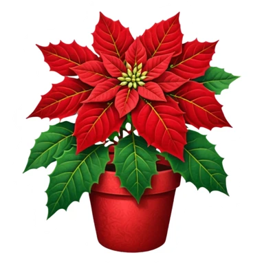 In emoji de la hermosa flor de nadidad sticker