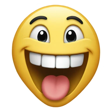 Laughing heart sticker