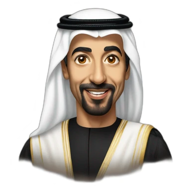sheikh mohammed bin zayed sticker