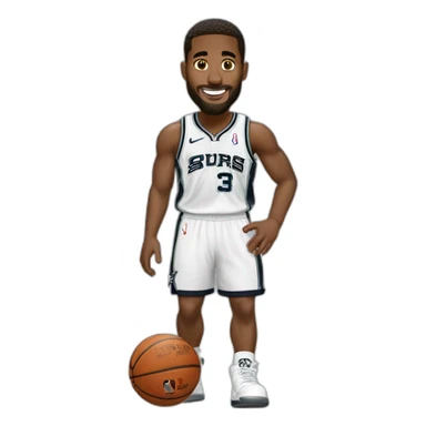 Spurs nba sticker