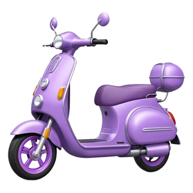 lilac scooter sticker