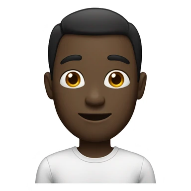 Skinny black man  sticker