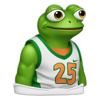 Pepe wearing Nike airmax 95 sticker