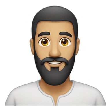 Homme arabe avec une barbe  sticker
