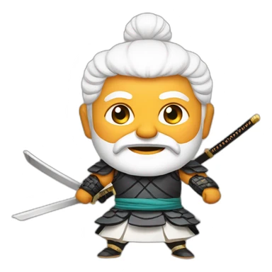 Modi ji as samurai sticker