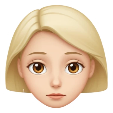 face with gently rolling eyes sticker