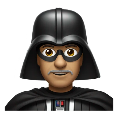 Darth Vader in sultan clothes sticker