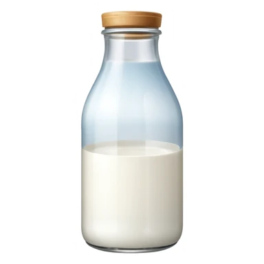 Milk bottle sticker