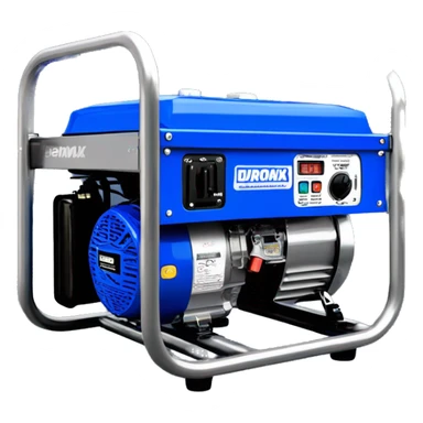 DuroMax Portable Generator, blue 13000 watts sticker