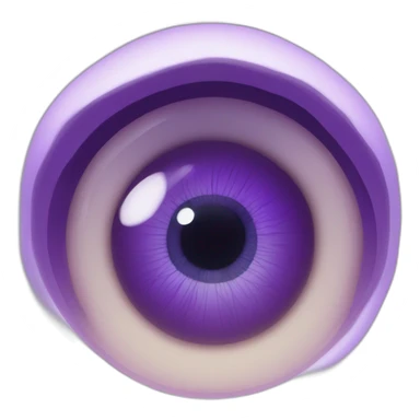 majestic godly violet iris eyeball serious intense symmetrical knowledgable sticker