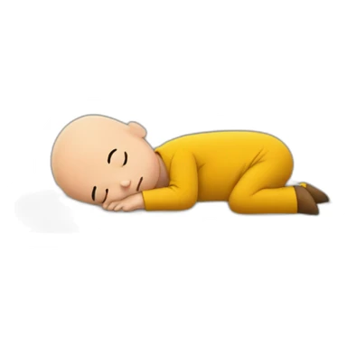 Charlie Brown sleeping sticker