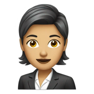 Businesswoman sticker