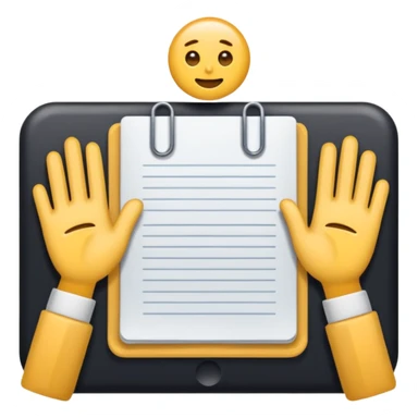 Écrire JUL avec deux mains collés  sticker