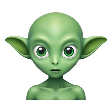 Generic full bodied alien sticker