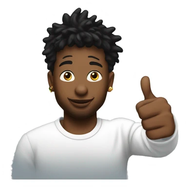21 savage doing a thumbs up sticker