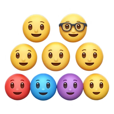 Cartoon 3D render, emojis 👓  as cute 3D objects,
Pixar-style, bright colors, soft light,
clean background, vertical 9:16, high quality, no text sticker