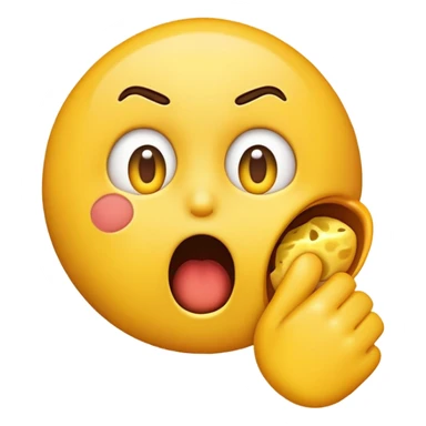 emoji choking itself sticker