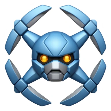 Haz un emoji del Pokémon metagross, hazlo parecido a la imagen sticker