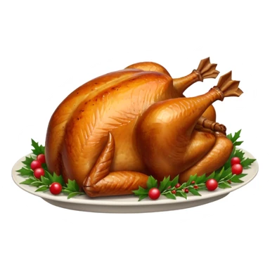 dinde de noël sticker