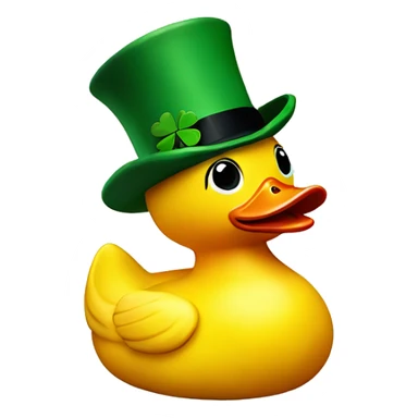 Irish rubber duck sticker