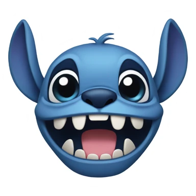 Stitch qui fume sticker