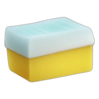 dish washing sponge sticker