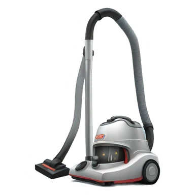 Vacuum cleaner noise sticker